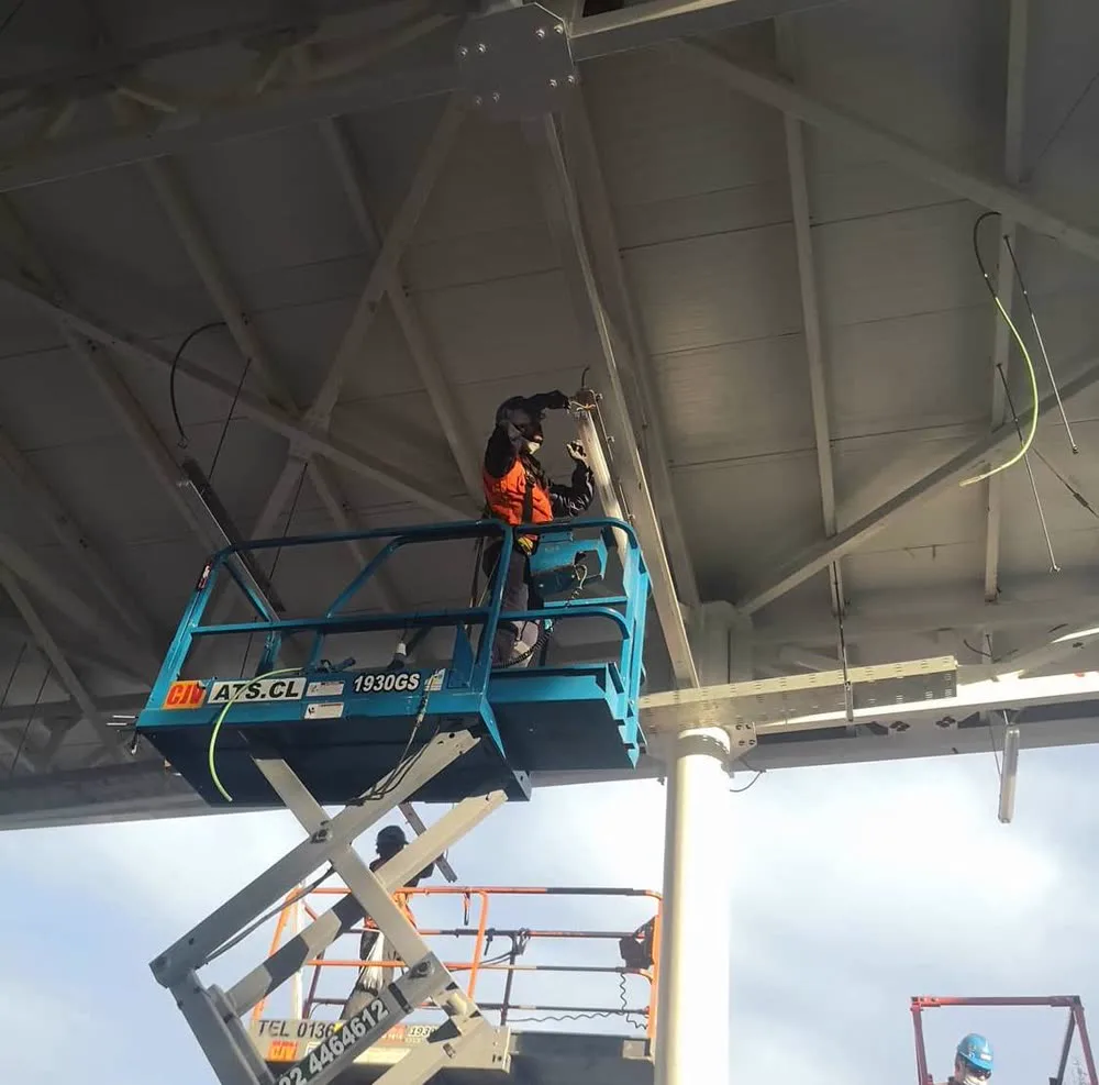 Instalaci&oacute;n el&eacute;ctrica industrial ejecutada por Blitzen Chile, proyecto 7